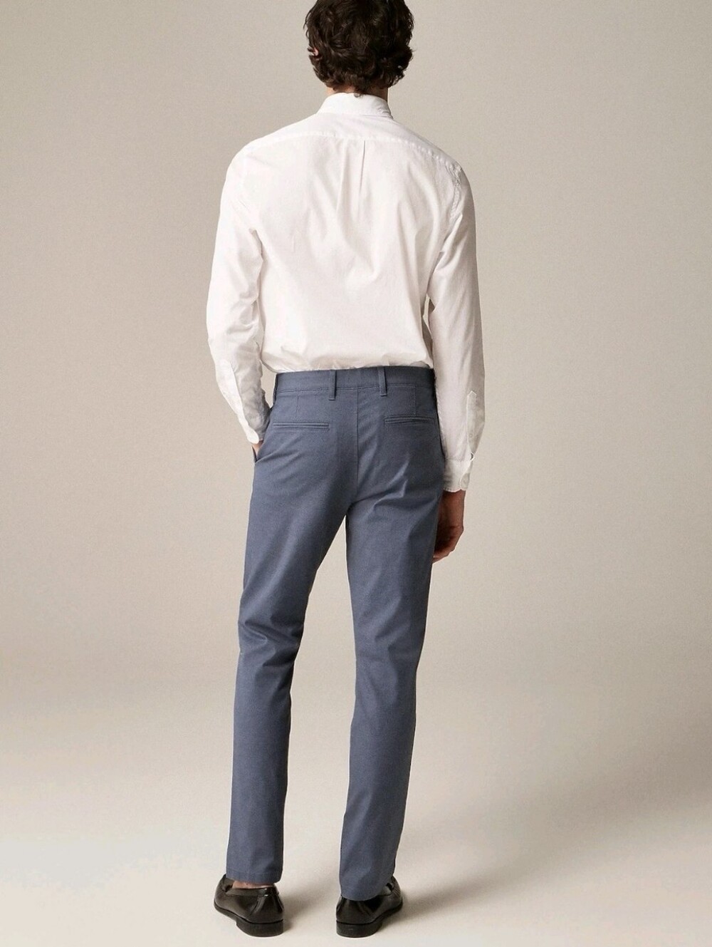 J. Crew 484 Slim Oxford Tech Pants Recycled Polyester Stretch Size 34x30 - Picture 4 of 16